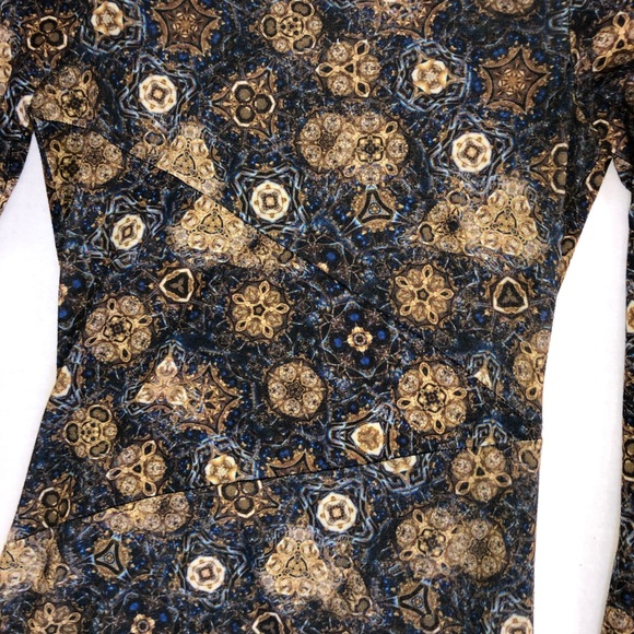 Torn by Ronny Kobo Psychedelic Print Mini Dress S - Picture 2 of 5